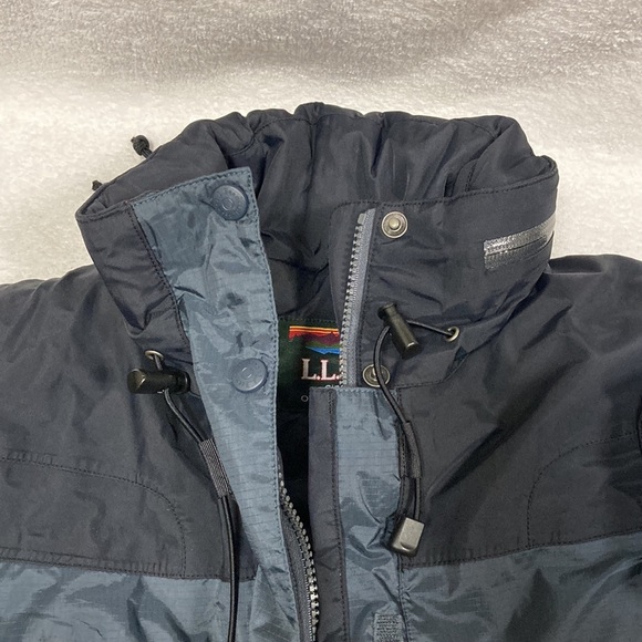 LL Bean primaloft women’s winter jacket petite small black charcoal - Picture 2 of 14